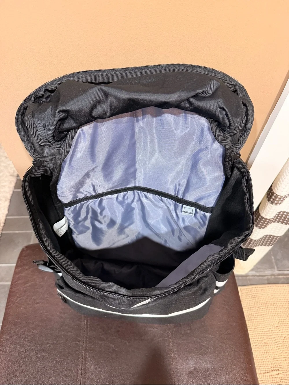 adidas Black and White Trefoil Backpack
